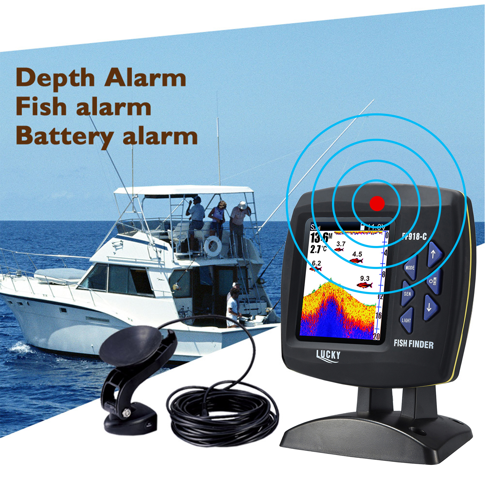 Fish Finder Wired Transducer S - Fish Finder Transducer recensione e prezzo