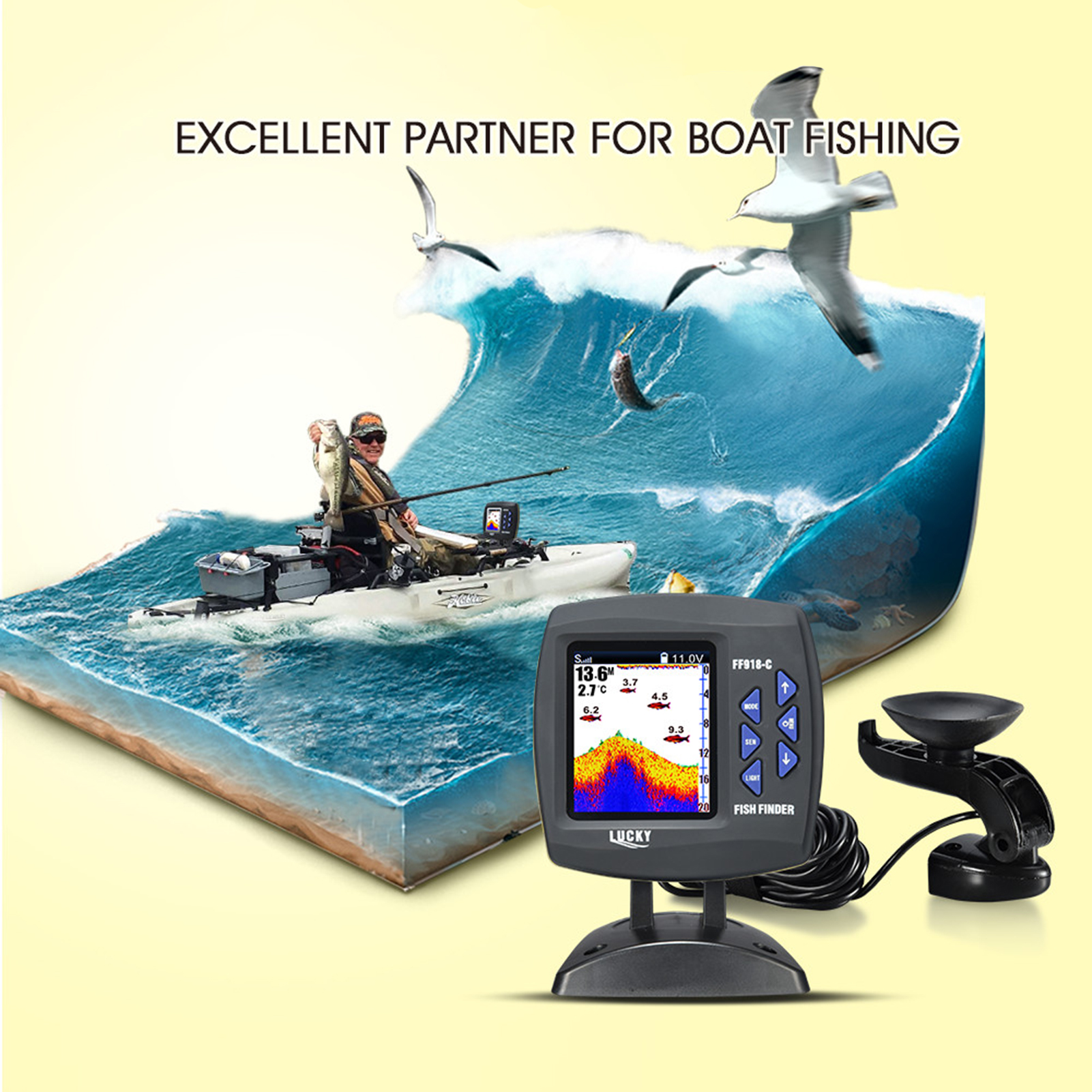 Fish Finder Wired Transducer S - Fish Finder Transducer recensione e prezzo