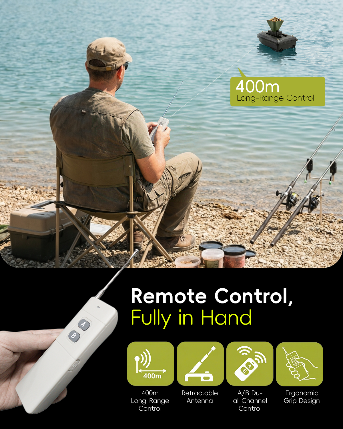 360° Rotating Bait Dispenser & - Fishing Gps recensione e prezzo