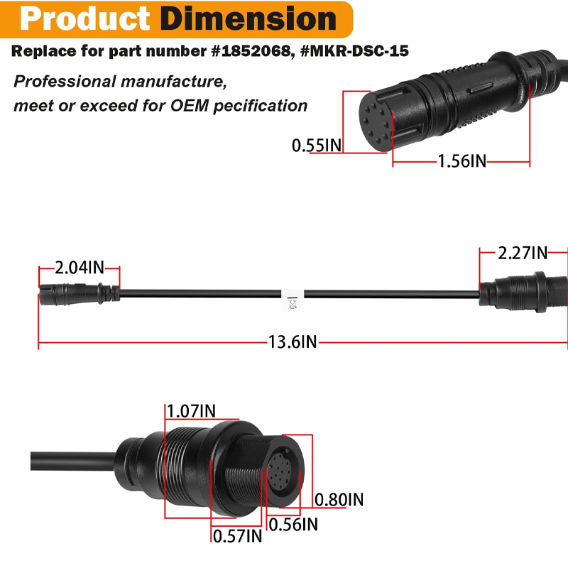 1852078 MKR-DSC-15 DSC Transdu - Fish Finder Transducer recensione e prezzo