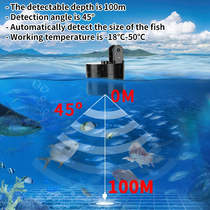 Alarm 100M Portable Sonar Fish - Fish Finder Portable recensione e prezzo