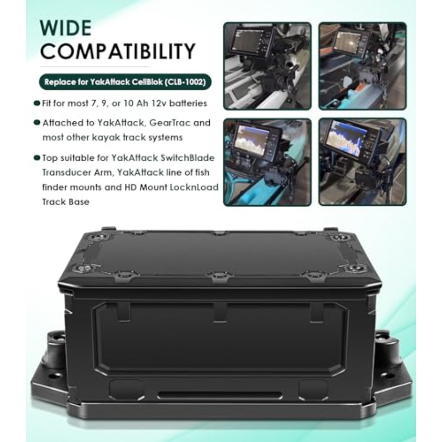 Track Mounted Battery Box for  - Fish Finder Mount recensione e prezzo