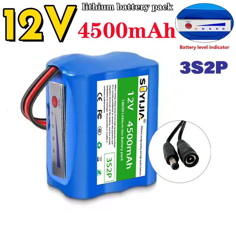 18650 Lithium Battery 3s2p 12v - Fish Finder Portable recensione e prezzo