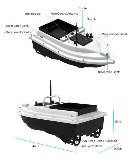 New 12V High Speed Carp Fishin - Fishing Gps recensione e prezzo