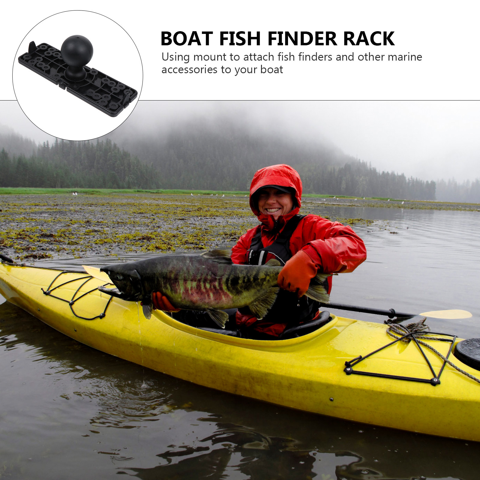 1Pcs Nylon Silicone Fish Finde - Fish Finder Mount recensione e prezzo