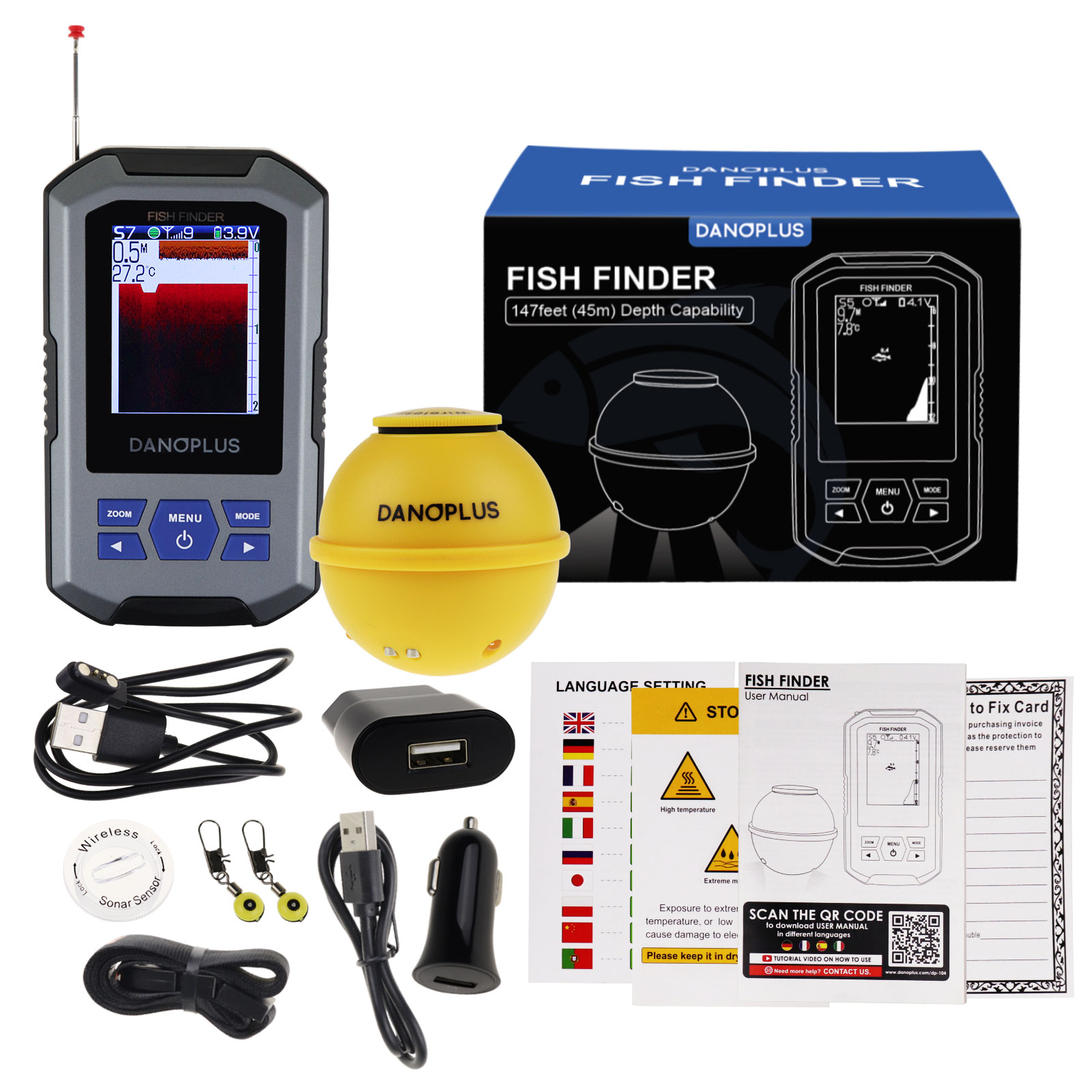 Fish Finder Wireless Sonar Sen - Fish Finder recensione e prezzo