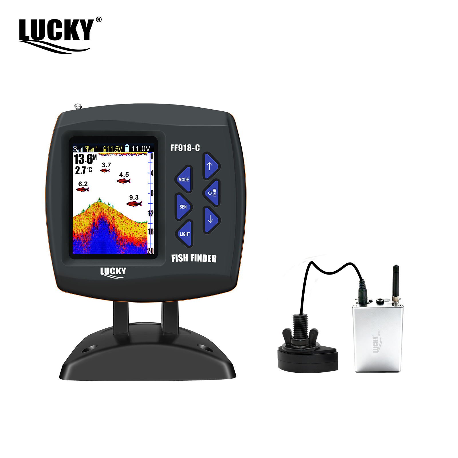 Lucky FF918 Wireless Remote Co - Fish Finder Cable recensione e prezzo