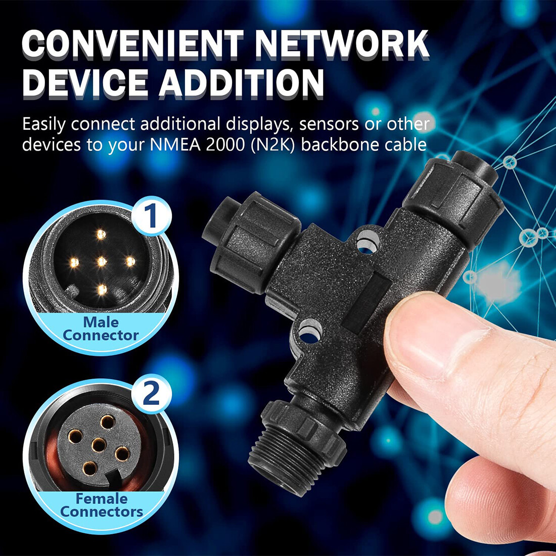 for NMEA 2000 Micro-C T-Connec - Fish Finder Cable recensione e prezzo