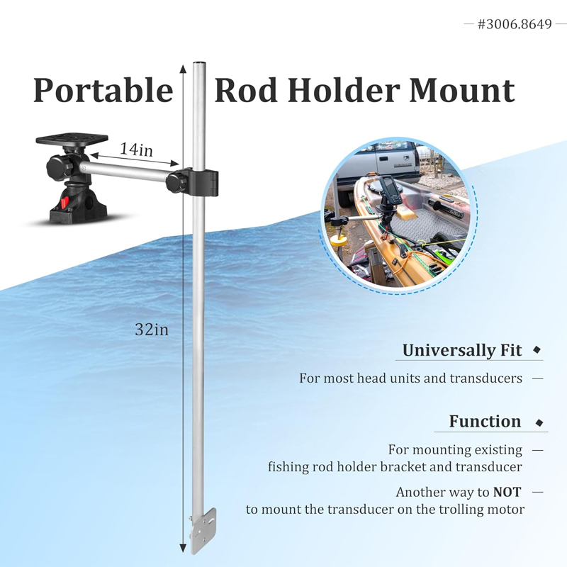 360° Rotation ,Marine Fish Fin - Fish Finder Mount recensione e prezzo