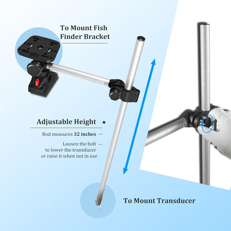 360° Rotation ,Marine Fish Fin - Fish Finder Mount recensione e prezzo