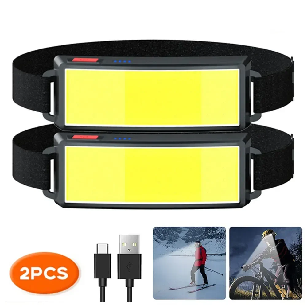 COB Portable LED Headlights Ou - Fish Finder Battery recensione e prezzo