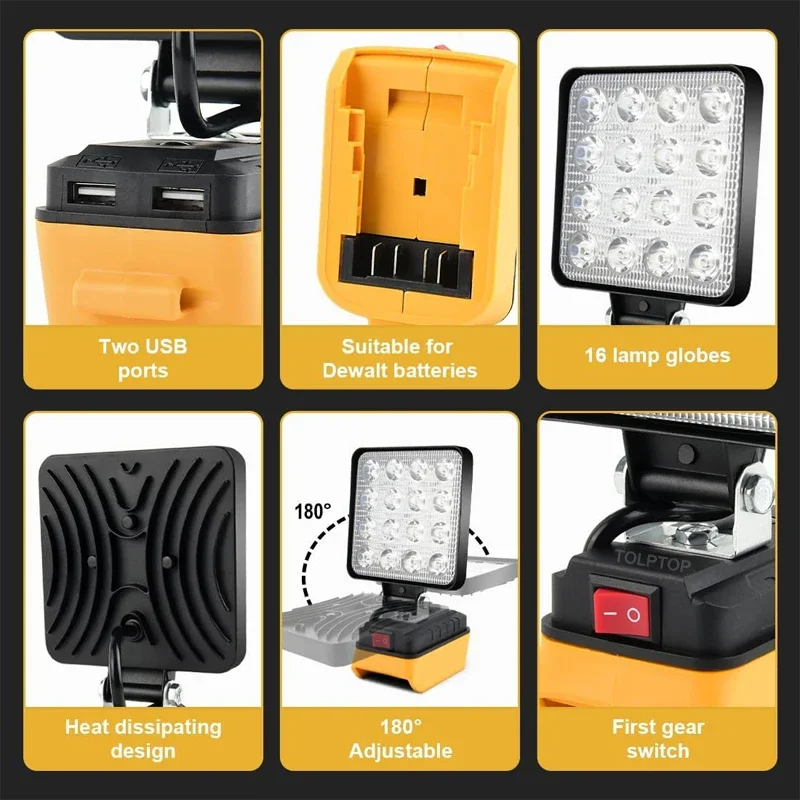 4Inch Led Light Handheld Spotl - Fish Finder Battery recensione e prezzo