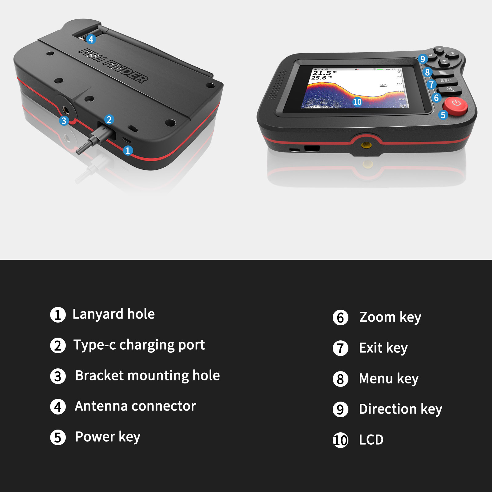 FindFish 200M Portable Fish Fi - Fish Finder Portable recensione e prezzo