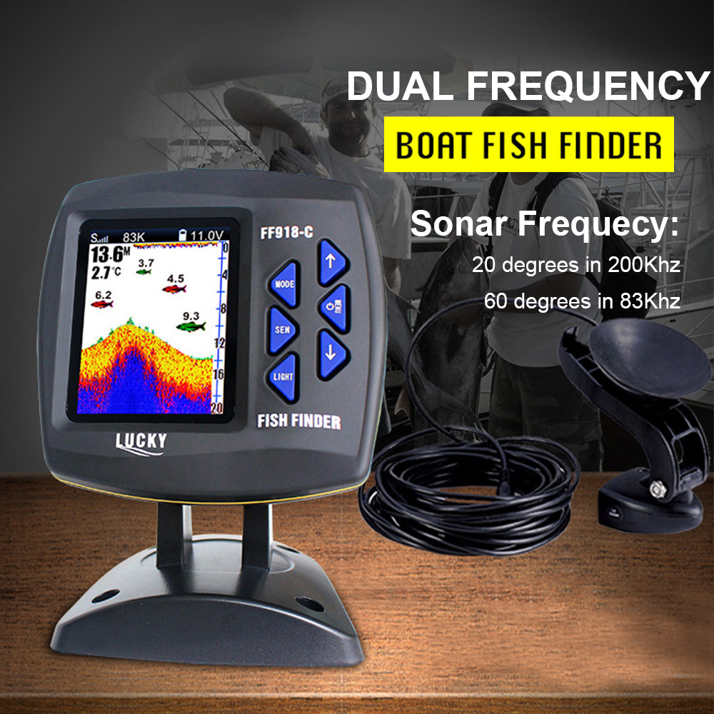 FF918-C100DS Color Screen Wire - Fish Finder Gps recensione e prezzo