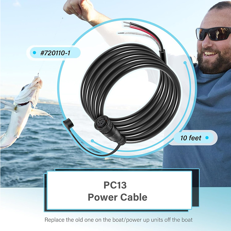 720110-1 PC13 Power Cable for  - Fish Finder Cable recensione e prezzo