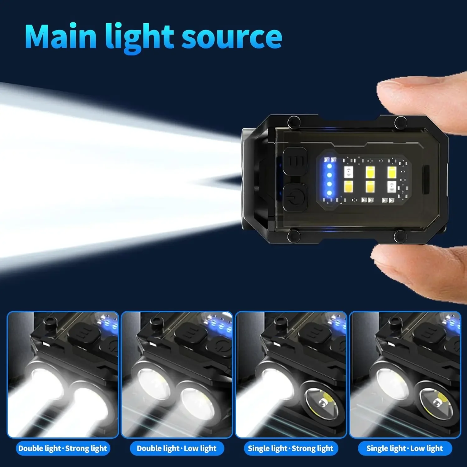 Mini COB Keychain Flashlight,C - Fishing Light recensione e prezzo