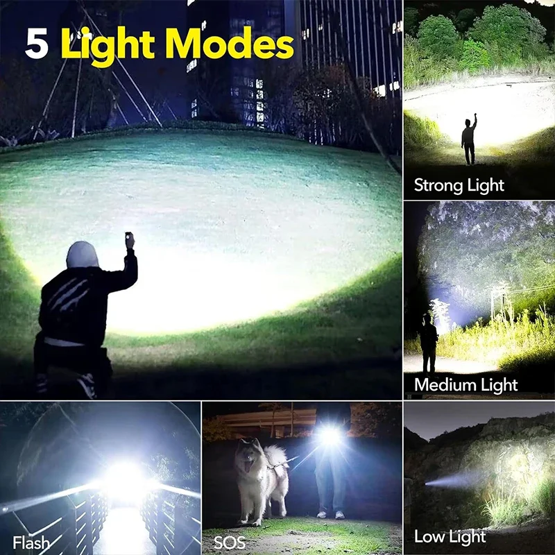 High Power LED Flashlight Rech - Fishing Light recensione e prezzo