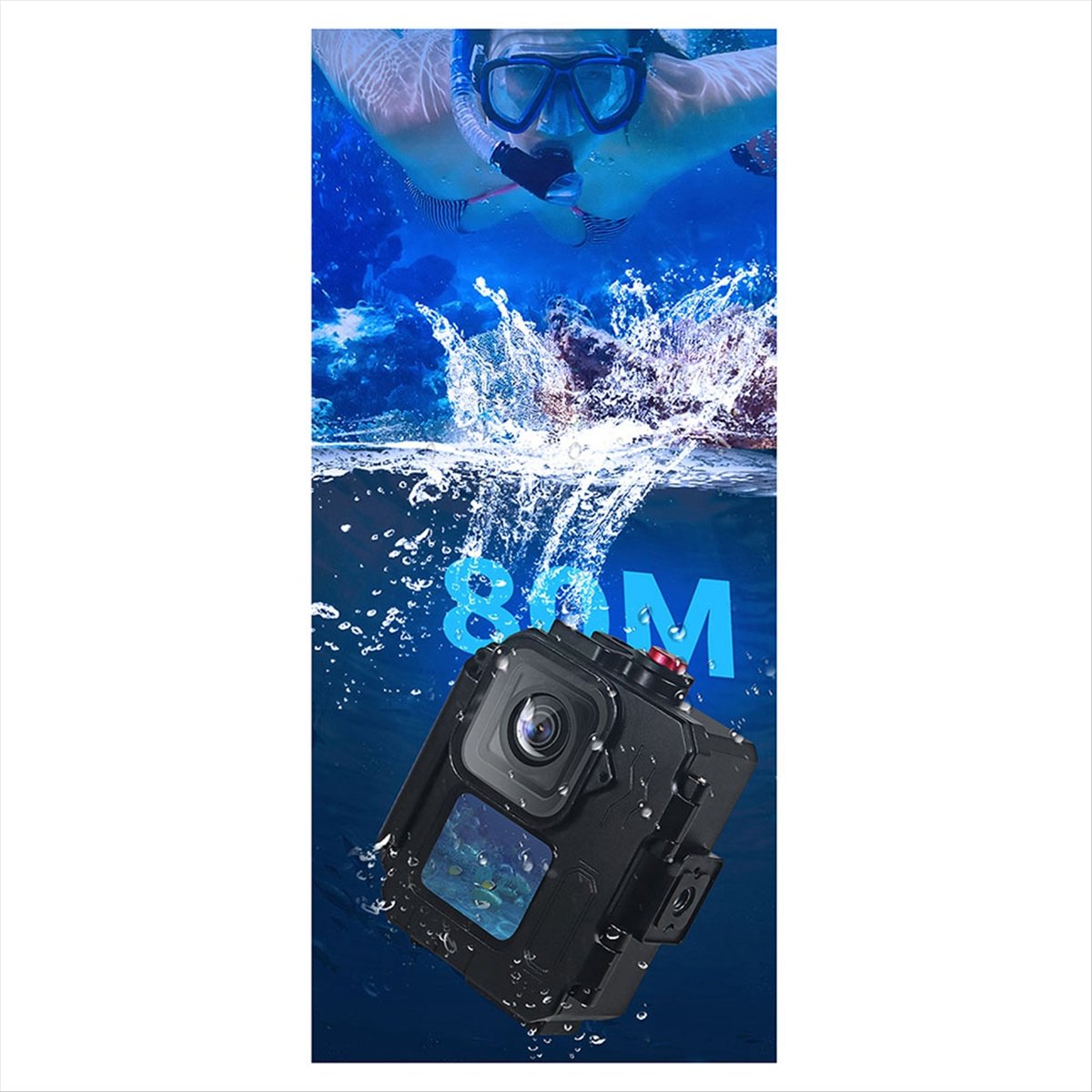 N05R 80M Waterproof Case Alumi - Underwater Camera recensione e prezzo